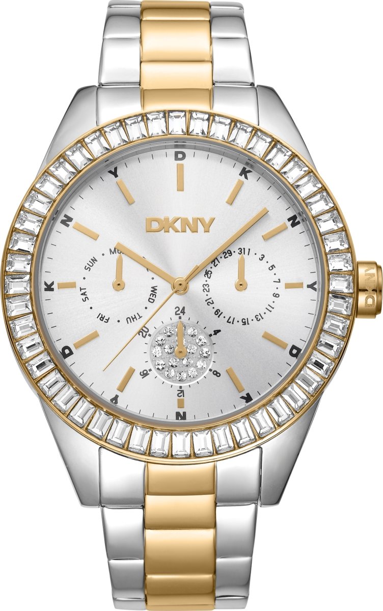 DKNY Nolita Multi Glitz Ø40mm, sølv/guld