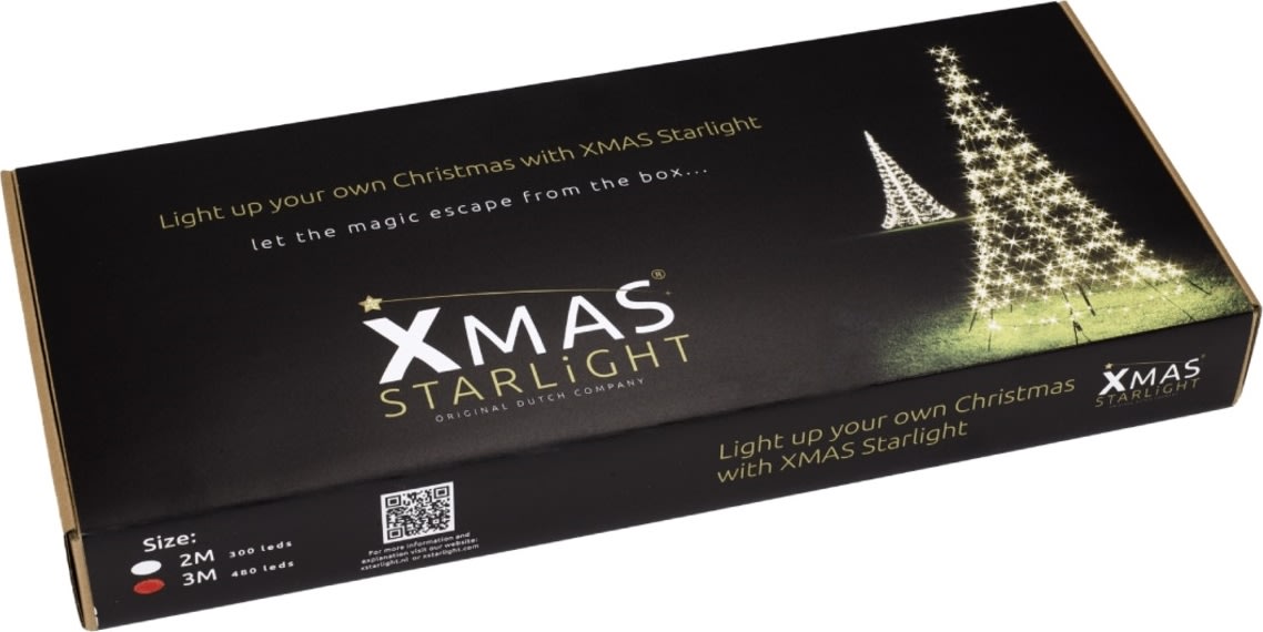 Starlight lysekæde, 3 m, 480 LED, Twinkle