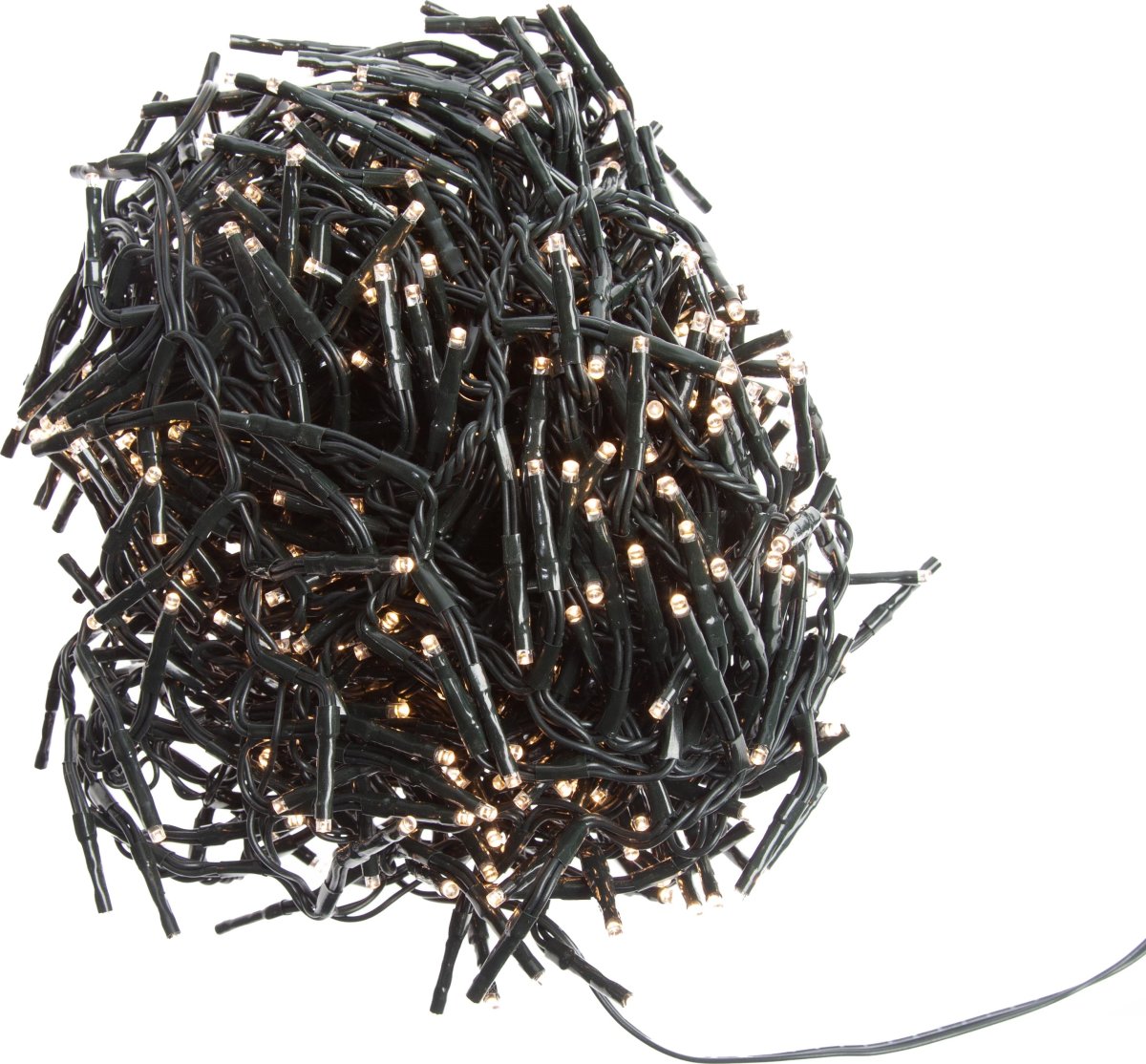 Klynge af Lyskæde m/600 LED, 12m, varm hvid