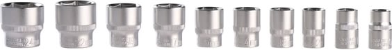 Probuilder Topnøglesæt 3/8" 12 dele
