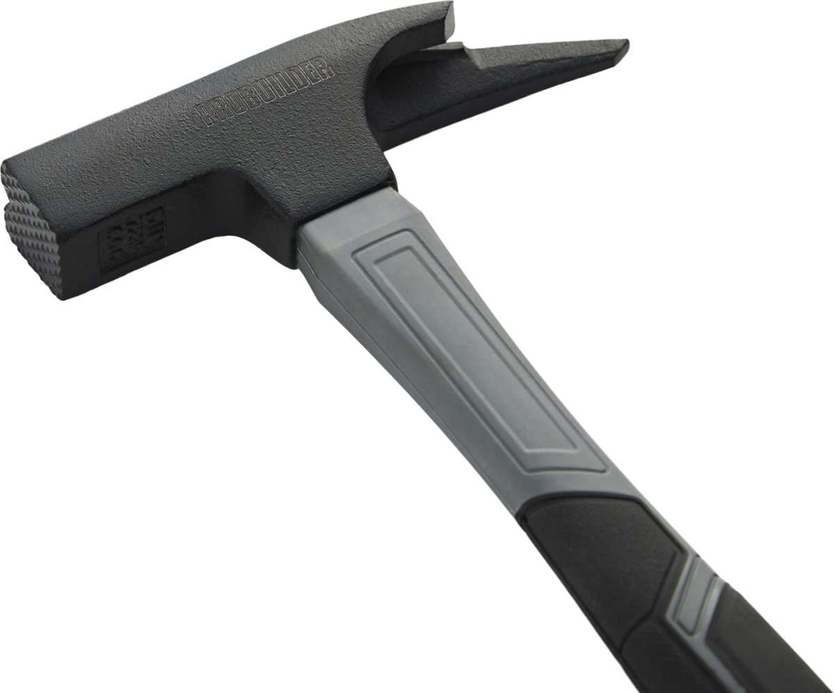 Probuilder Lægtehammer glasfiber/stål, 600g.