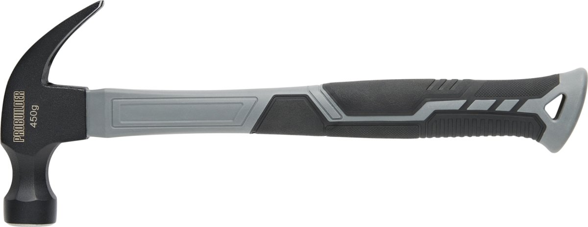 Probuilder Kløfthammer glasfiber/stål, 450g.