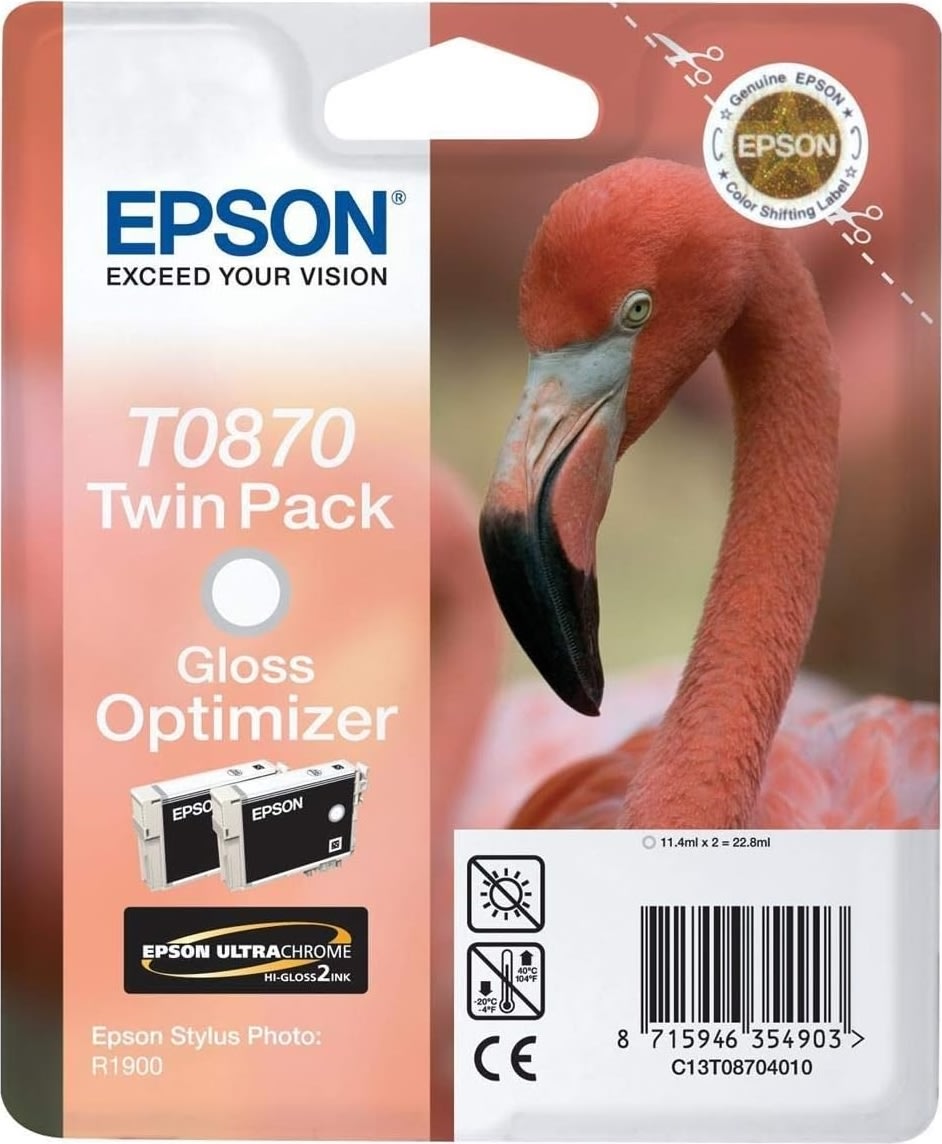 Epson nr.T0870/C13T08704010 blækpatron, blank