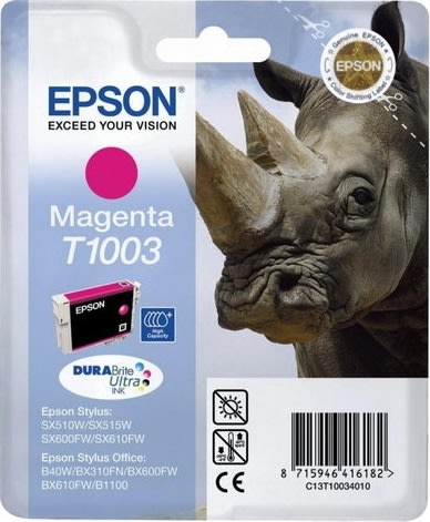 Epson nr.T1003/C13T10034010 blækpatron, rød, 800s