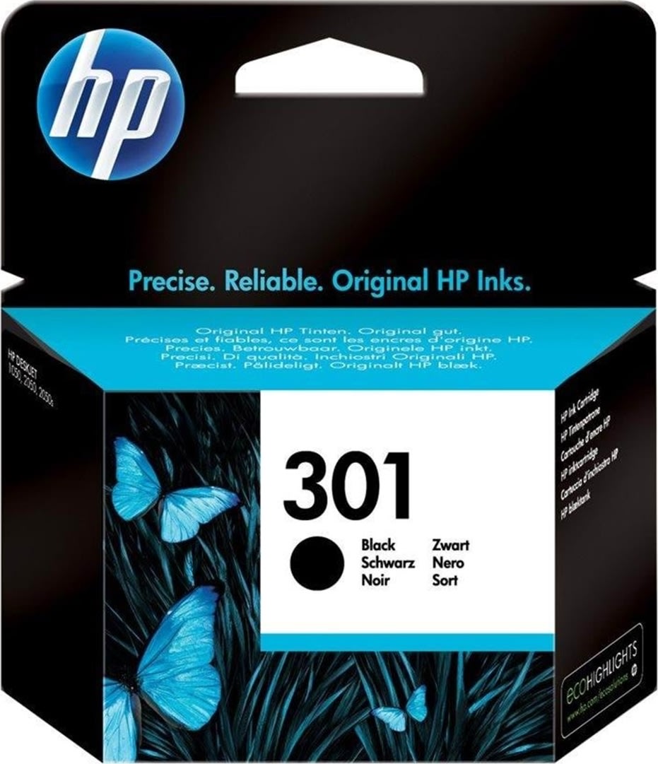 HP no 301 CH561EE blækpatron, sort, 190s