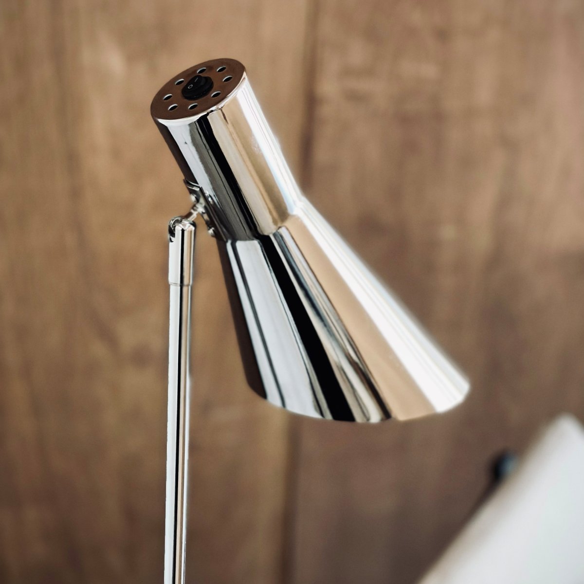 Dyberg Larsen DL12 Gulvlampe & Minibordlampe, krom