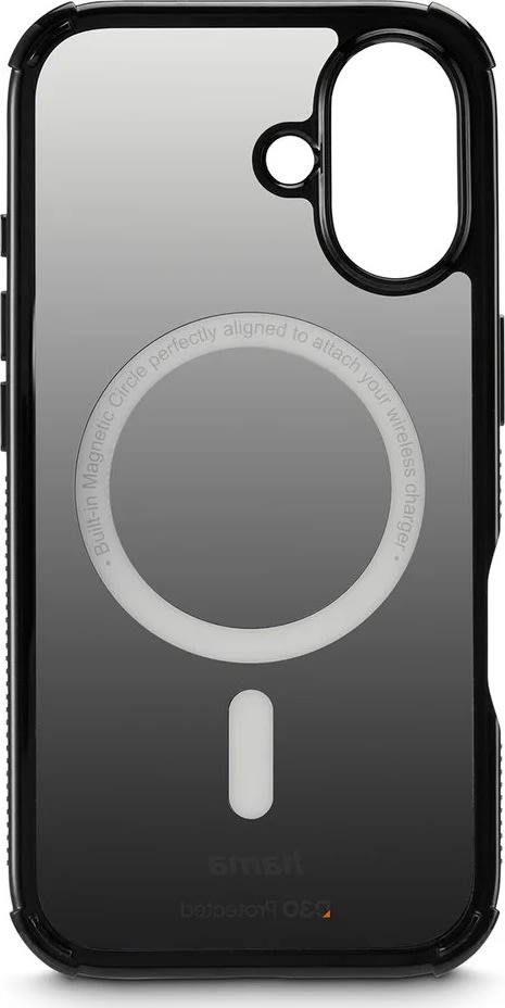 Hama Mobilcover Protect iPhone 16 MagCase, Sort