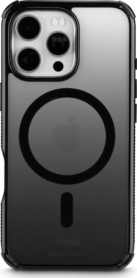 Hama Mobilcover iPhone 16 Pro MagCase, sort