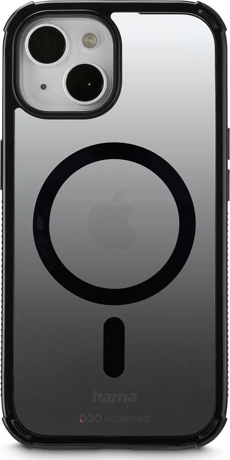 Hama Mobilcover Protect iPhone 15 MagCase, Sort