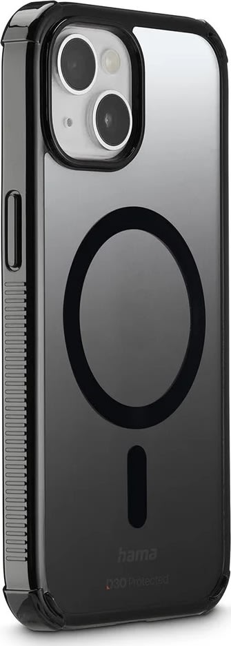 Hama Mobilcover Protect iPhone 15 MagCase, Sort