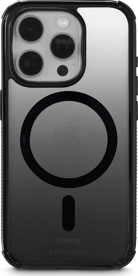 Hama Mobilcover iPhone 15 Pro MagCase, sort