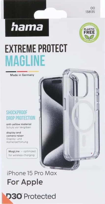 Hama Mobilcover iPhone 15 Pro Max MC, transparent