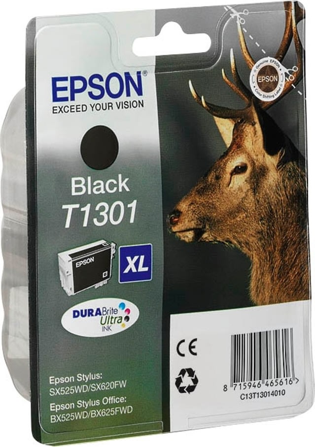 Epson nr.T1301/C13T13014012 blækpatron, sort, 945s