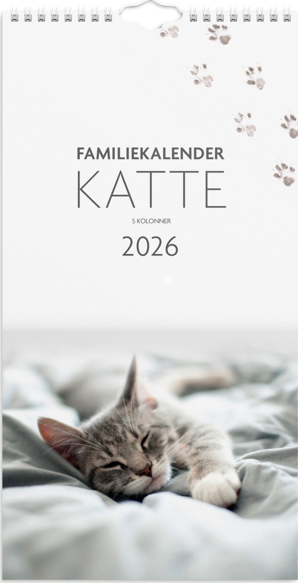 Mayland 2026 Familiekalender Katte