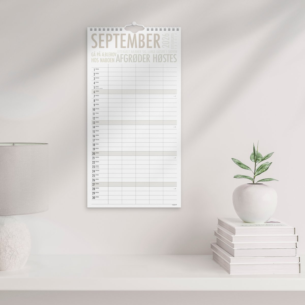Mayland 2026 Familiekalender TrendArt