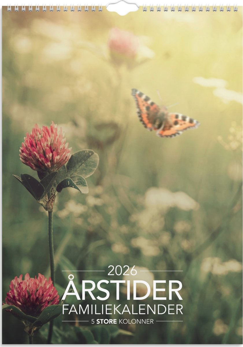 Mayland 2026 Familiekalender Årstider