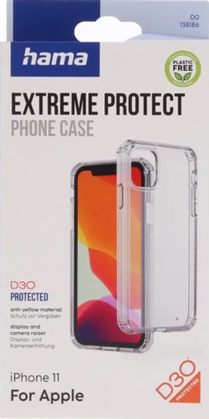 Hama Mobilcover Protect iPhone 11, Transparent