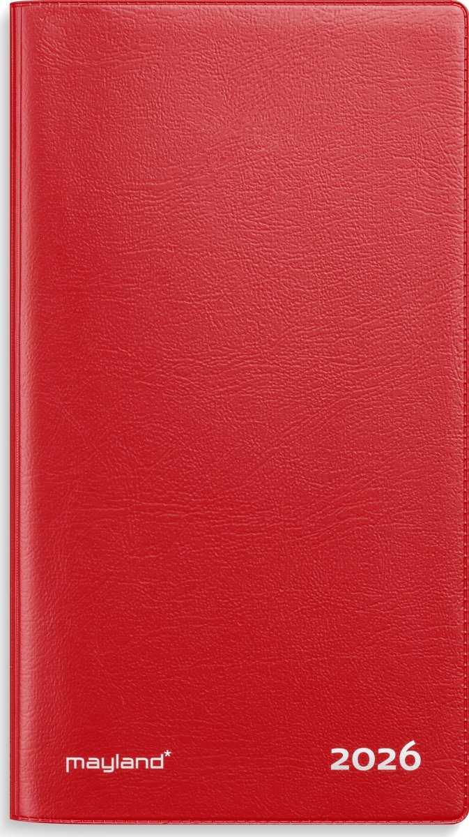 Mayland 2026 Index Planner, vinyl, rød