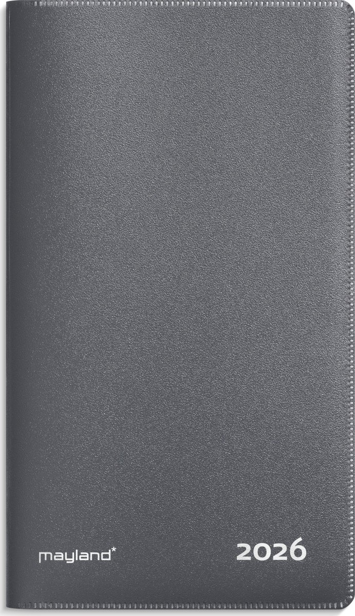 Mayland 2026 Index Planner, plast, grå