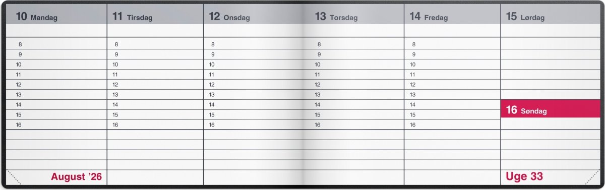 Mayland 2026 Mini bordkalender, vinyl