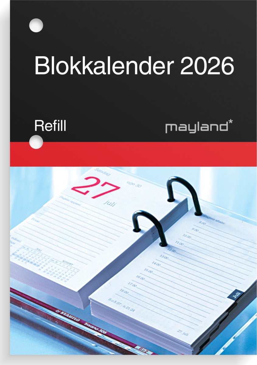 Mayland 2026 Blokkalender, refill