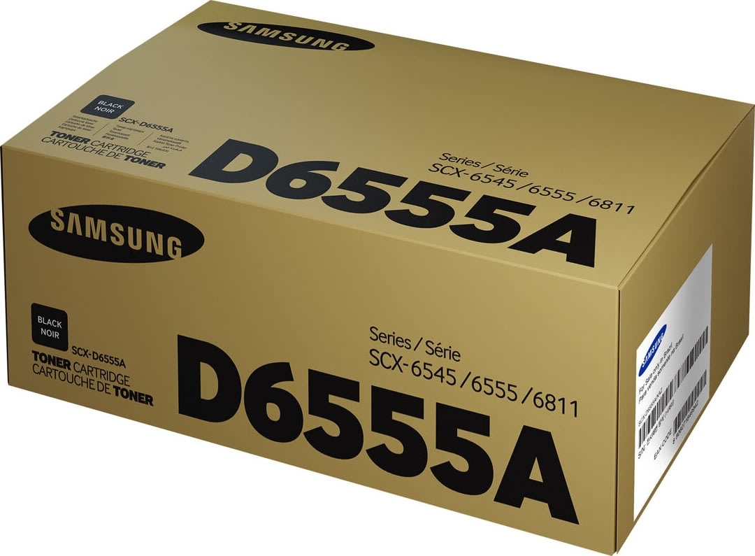Samsung SCX-D6555A lasertoner, sort, 25000s