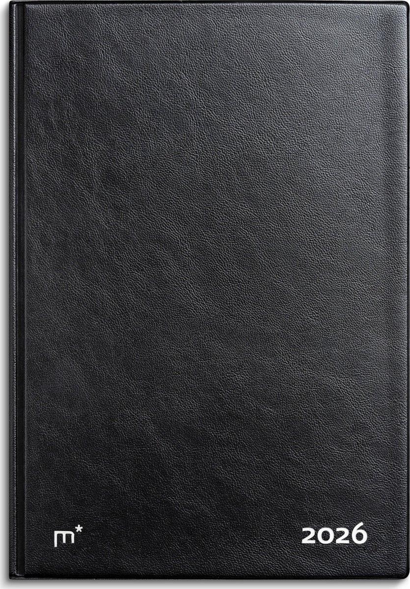 Mayland 2026 Diplomat Ugekalender, vinyl, sort