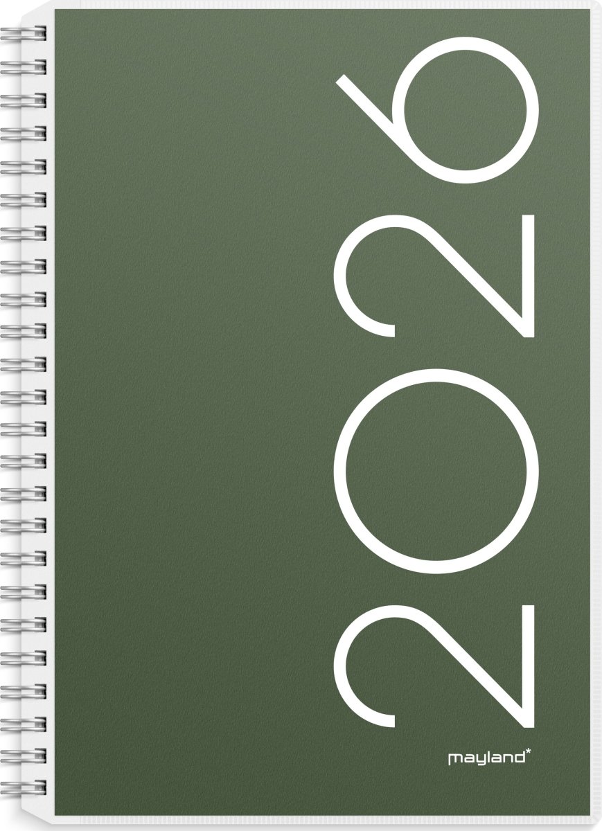 Mayland 2026 Ugekalender, højformat, plast, 4 ill.