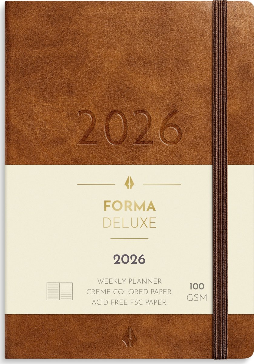 Mayland 2026 Forma Deluxe Ugekalender, A6, brun