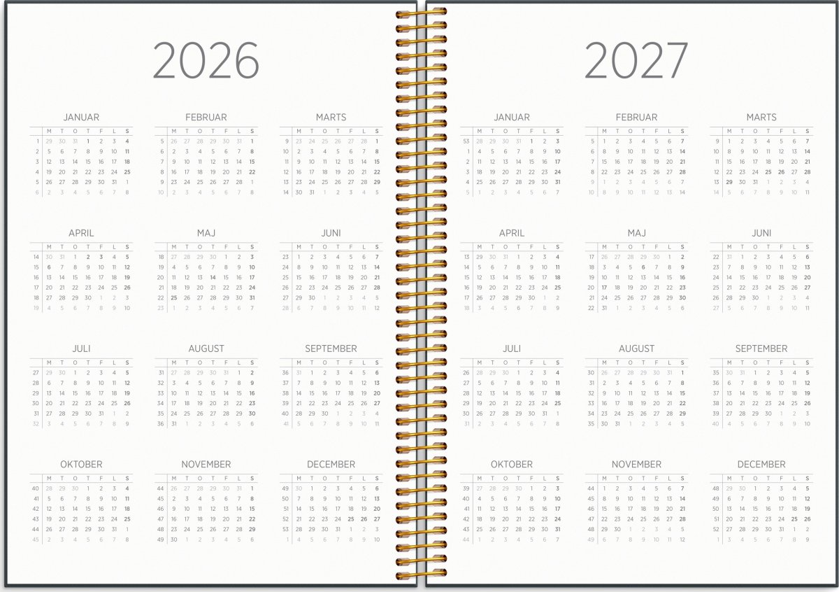 Mayland 2026 Kalender, Organizer & Notes