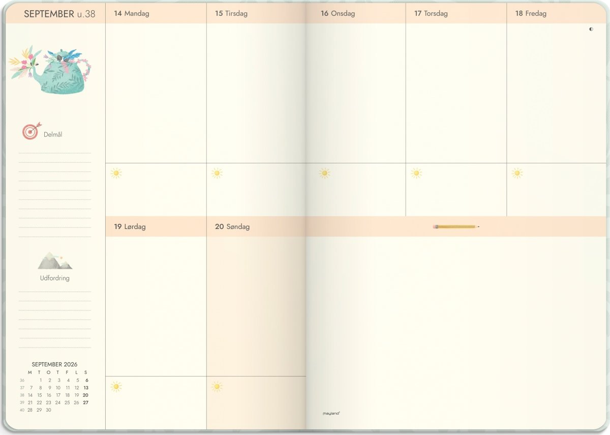 Mayland 2026 Kalender, Life Planner Dream & Do