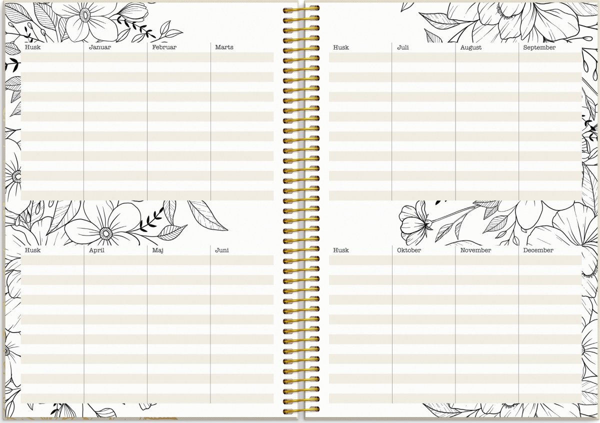Mayland 2026 Kalender, Life Planner Bloom