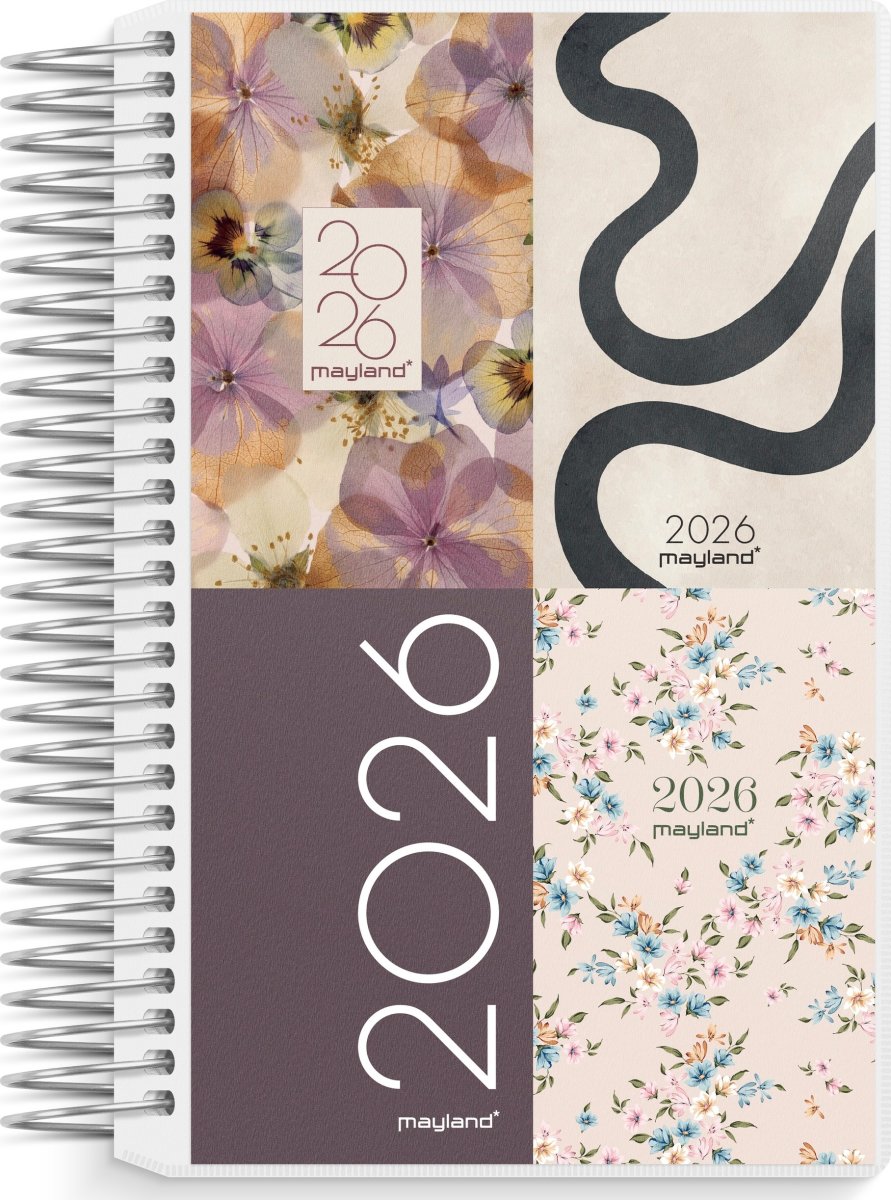 Mayland 2026 Mini Dagkalender, plast, 4 ill.