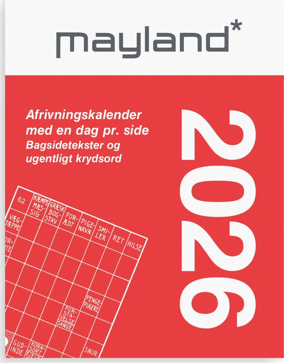 Mayland 2026 Broderikalender