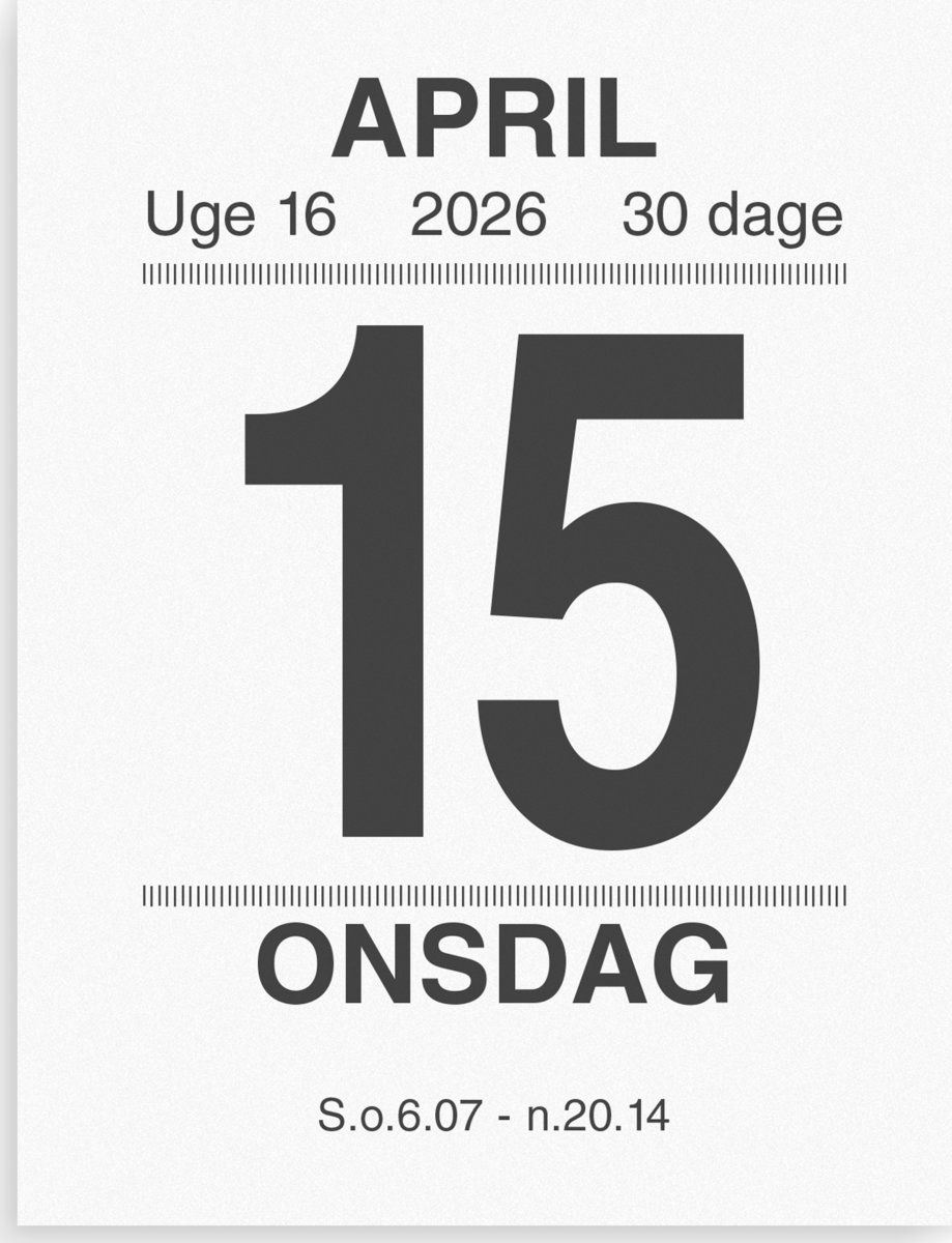Mayland 2026 Broderikalender