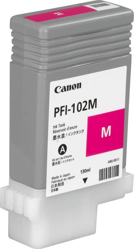 Canon PFI-102M blækpatron, rød, 130 ml