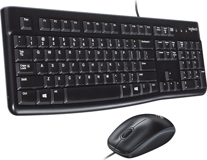 Logitech MK120 Kablet Mus/tastatursæt, nordisk