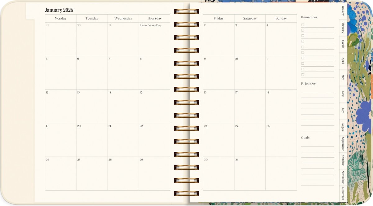 Mayland 2026 Kalender, Life Planner Style