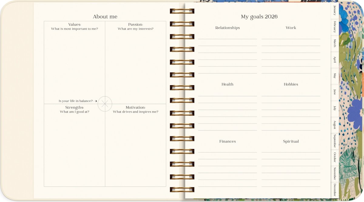 Mayland 2026 Kalender, Life Planner Style