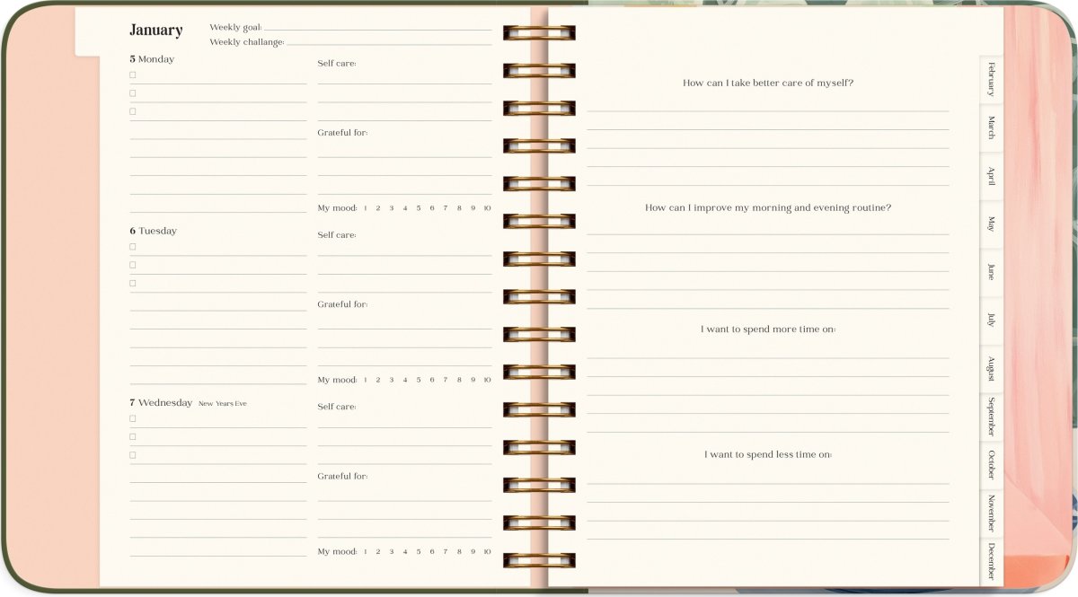 Mayland 2026 Kalender, Life Planner Decor