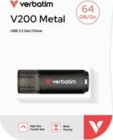 Verbatim USB stik 3.2 V200, 64GB, Metal