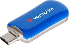 Verbatim Plectra USB-C Flash Drive, 256GB, blå