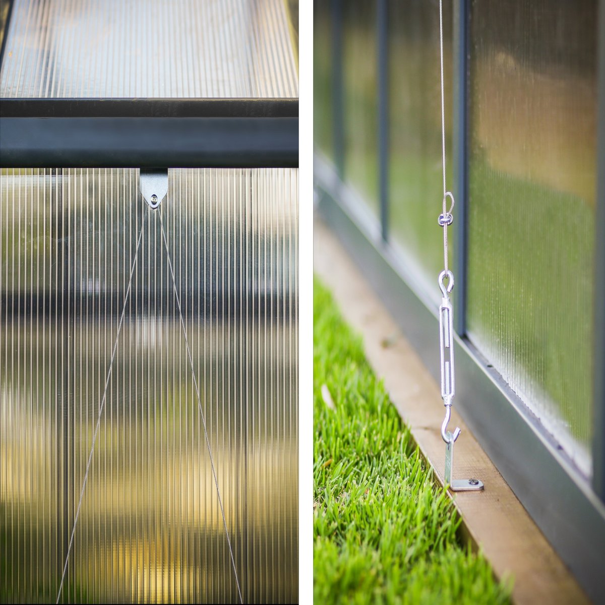 Palram Canopia Glory Drivhus, 6,2 m2, grå