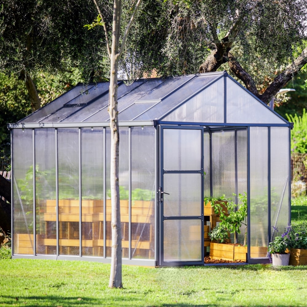 Palram Canopia Glory Drivhus, 9,2 m2, grå