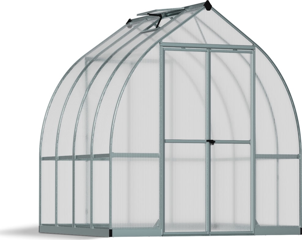 Palram Canopia Bella Drivhus, 6 m2, sølv