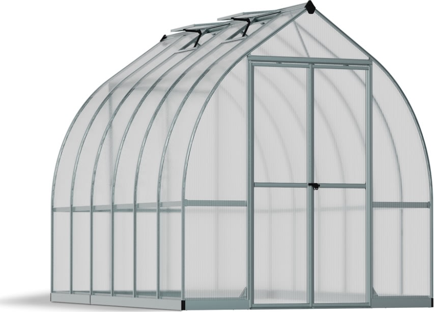 Palram Canopia Bella Drivhus, 9 m2, sølv