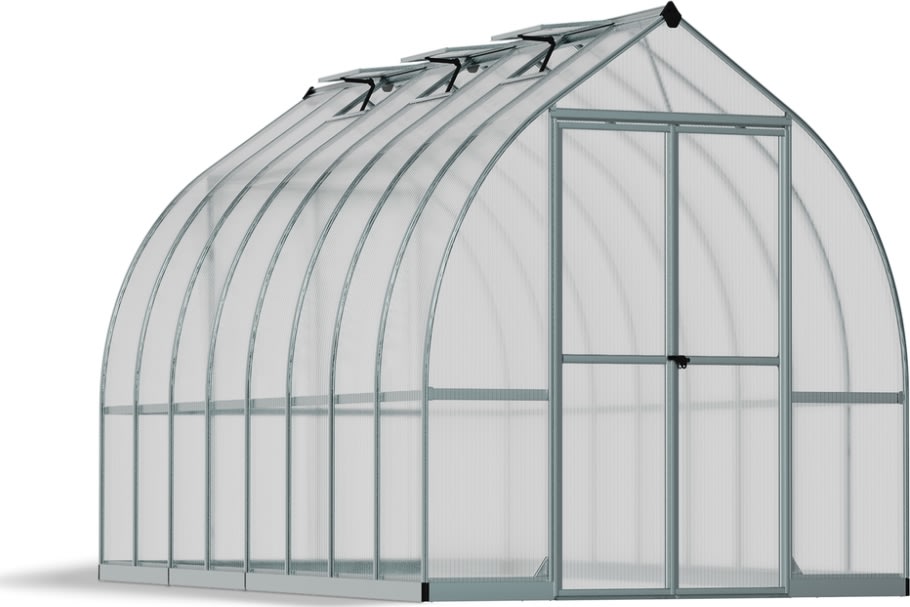 Palram Canopia Bella Drivhus, 12 m2, sølv