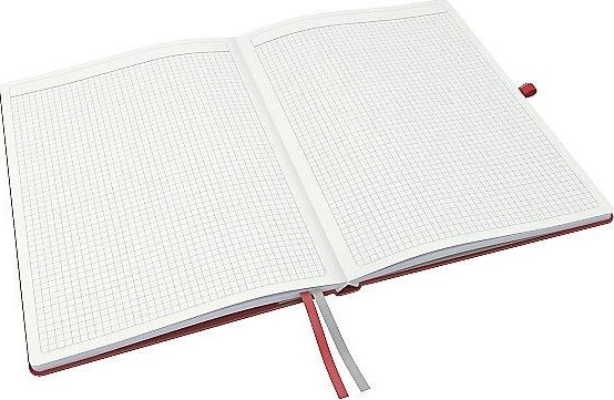 Leitz Complete Notesbog | A4 | Kvadreret | Rød