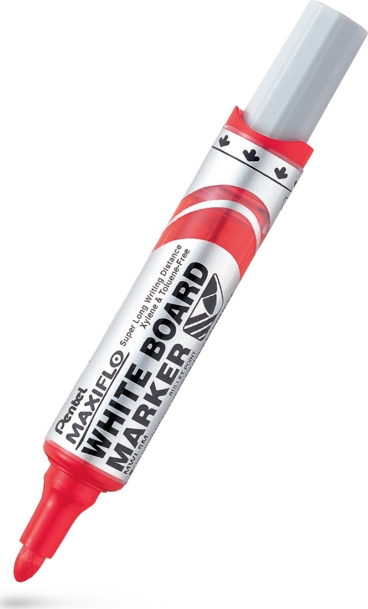 Pentel Maxiflo Whiteboard Marker | Rød