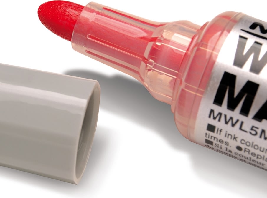 Pentel Maxiflo Whiteboard Marker | Rød